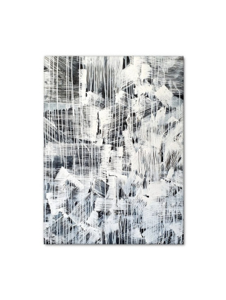 Obraz ręcznie malowany - Black & White 90 x 120cm