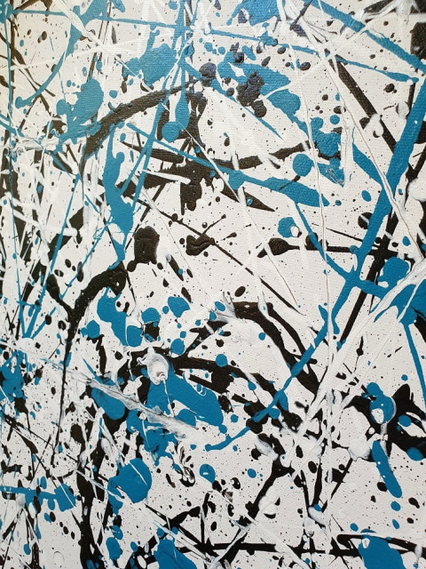 Obraz ręcznie malowany - Chaos II 90 x 120cm